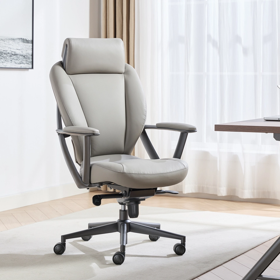 La-Z-Boy Vannes Ergonomic Polyurethane Swivel Executive Chair