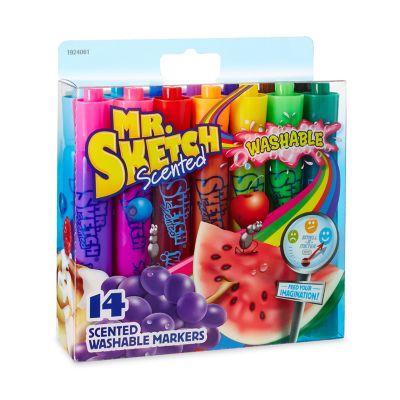 Mr. Sketch Scented Markers Chisel Point Assorted Pack Of 14