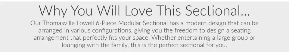 Why you will love this sectional