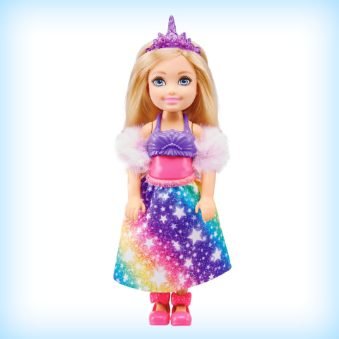 Grommen beginsel Onschuldig Barbie Dreamtopia Chelsea Doll Dress-Up Set with 12 Fashion Pieces, 3 To 7  Year Olds - Walmart.com