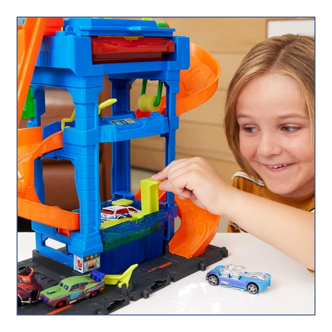 Circuit Hot Wheels Tunnel De Lavage Netflix - Voiture Color Shifters 1/64, Jeu Éducatif & Amusant