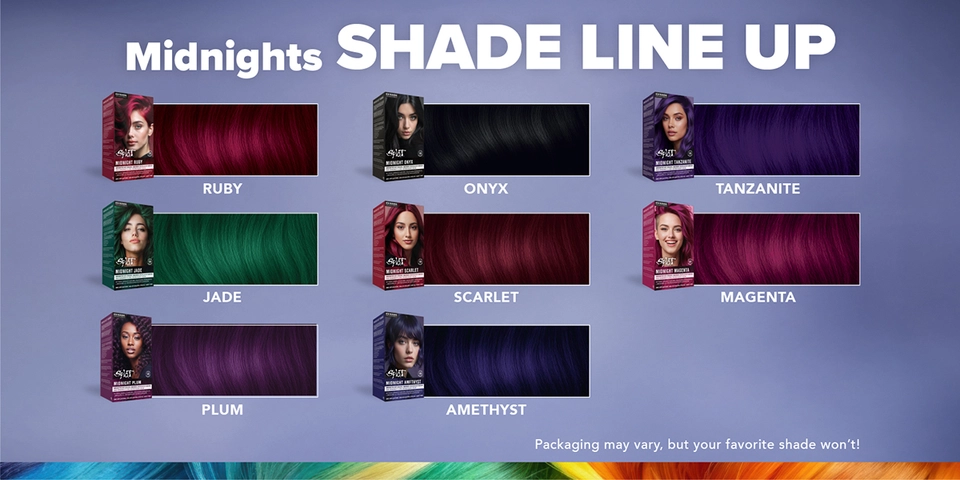 Splat Midnight Jade Hair Color Semi-Permanent Vivid Dark Green No