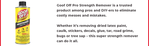 Goof Off Professional Strength Latex Paint and Adhesive Remover
