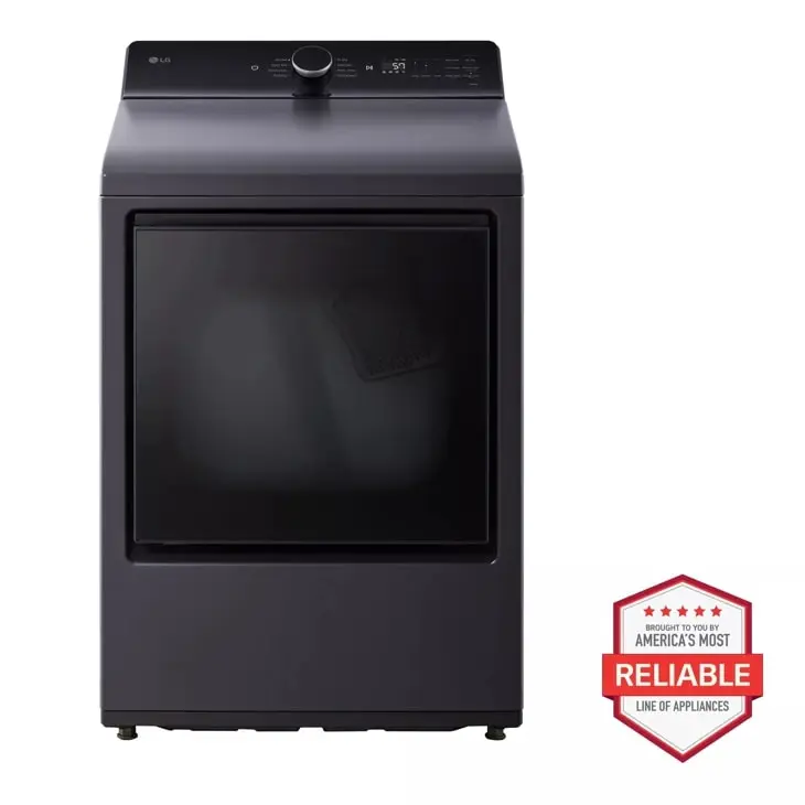 洋楽 DEPREE LG - DLE8400BE - 7.3 cu. ft. Ultra Large Capacity Rear Control