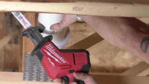 Milwaukee Tool - Cordless Reciprocating Saw: 18V, 0 to 3,000 SPM, 7/8″  Stroke - 38739850 - MSC Industrial Supply