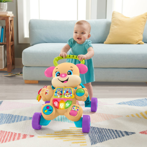 Fisher-Price Laugh & Learn Smart Stages Learn with Sis Walker Baby &  Toddler Educational Toy 