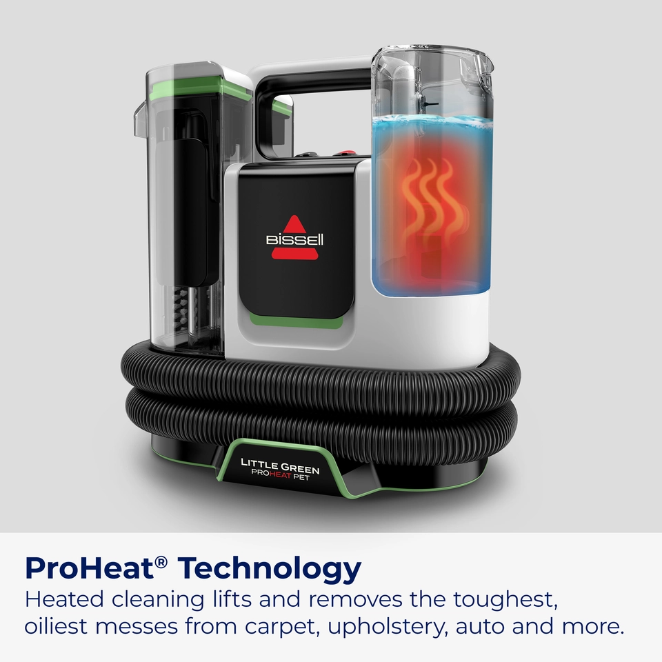 BISSELL Little Green ProHeat Pet Portable Carpet Cleaner Wasabi