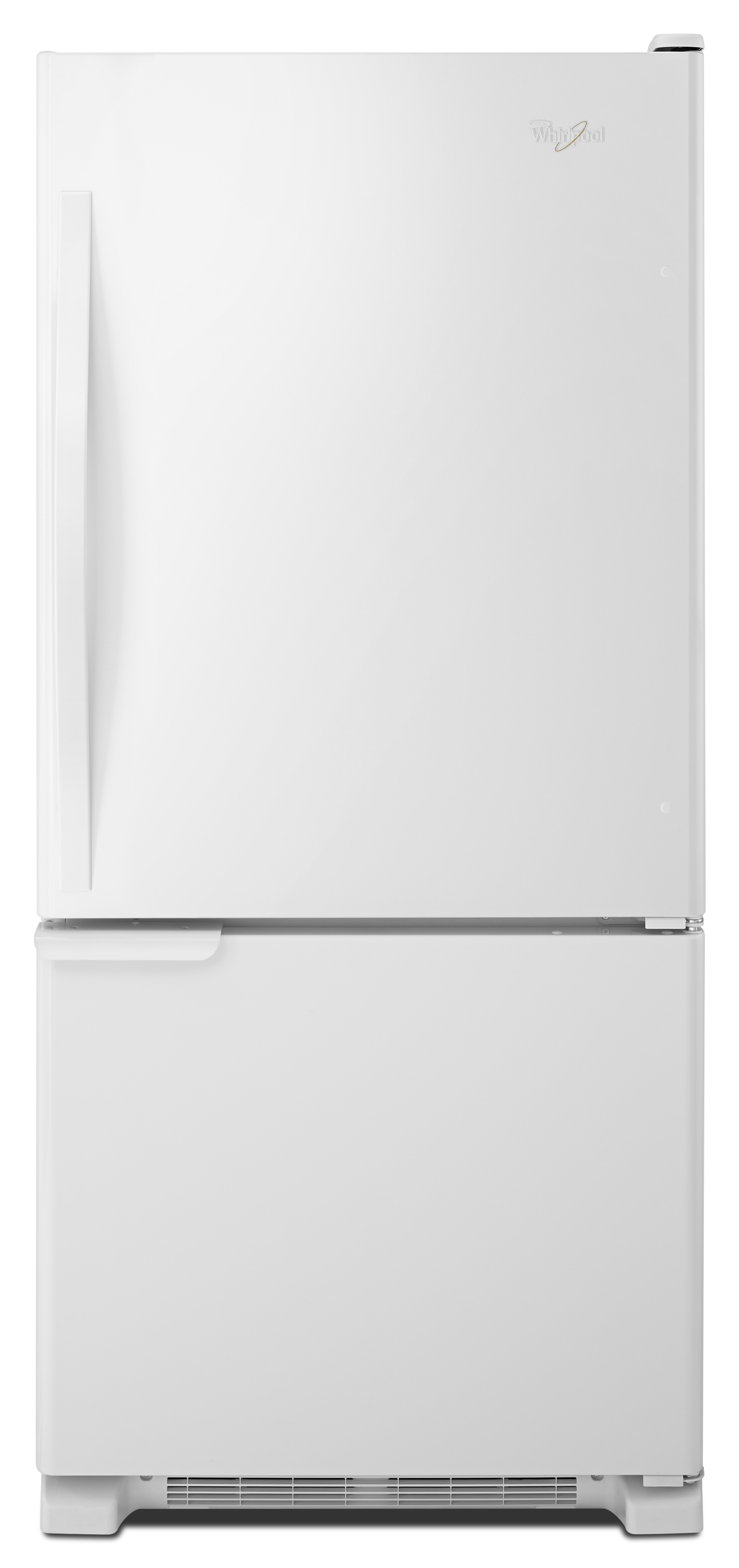 Whirlpool Gold 18 67 Cu Ft Bottom Freezer Refrigerator White Wrb119wfbw Canham Maytag Home Appliance