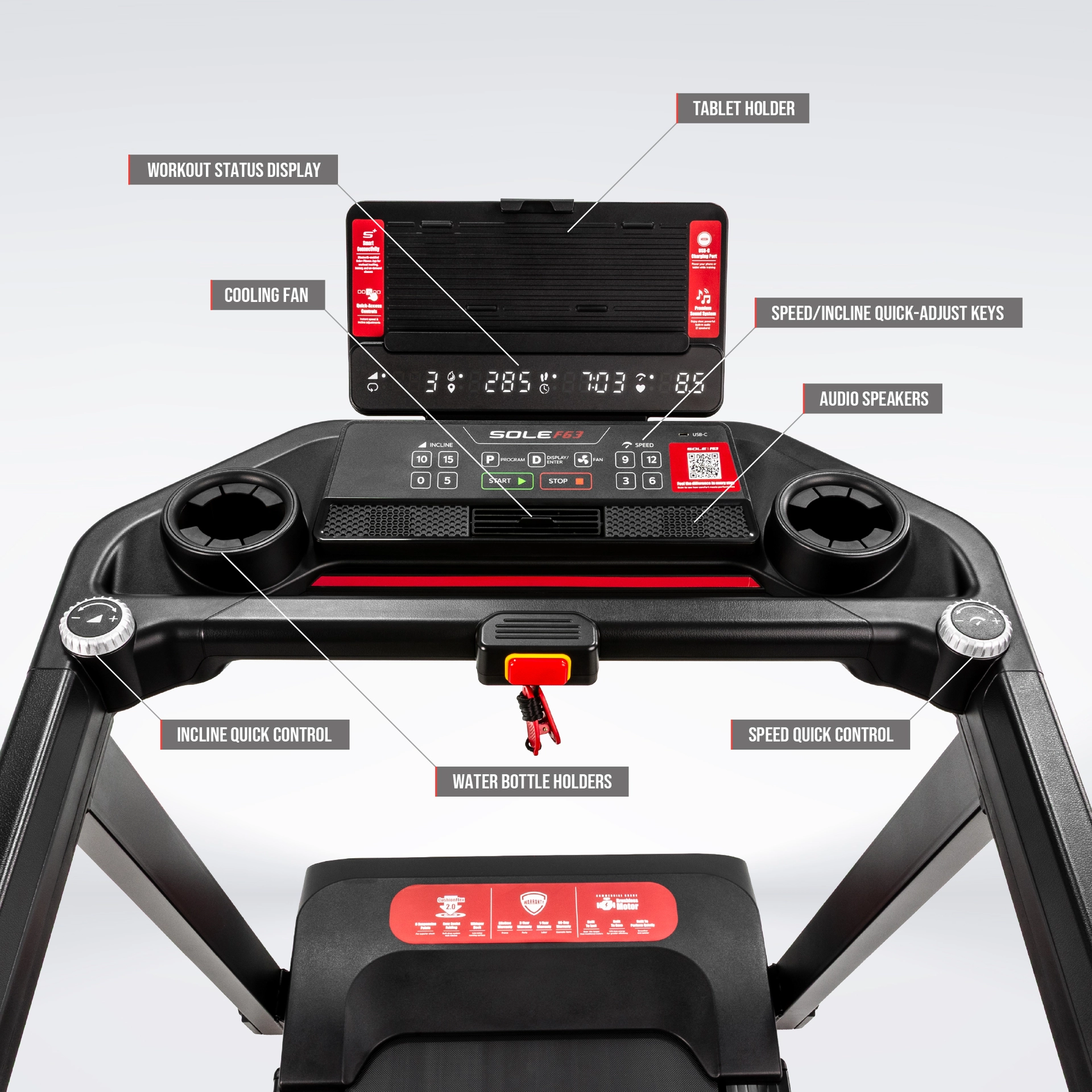 Sole F63 Treadmill | Dick's Sporting Goods