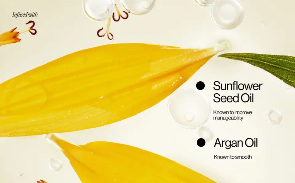 Mane magic 10-in-1 Primer for Fine Hair is infused with sunflower seed oil and argan oil