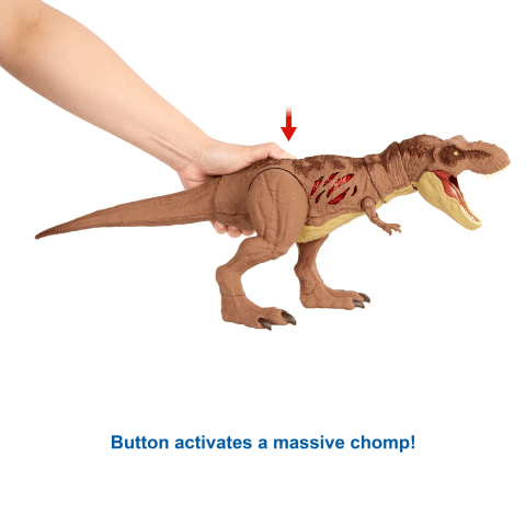 Jurassic Park T-Rex Action Figure, Extreme Damage, Transforming