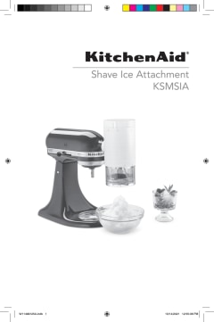 Kitchenaid Shave Ice Attachment, KSMSIA & Reviews