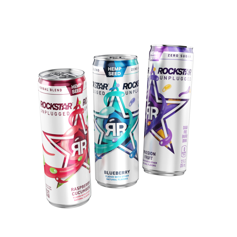 Find Your Perfect Rockstar Unplugged Energy Drink, 3 Flavor Variety Pack, 12 oz, 12 count Sleek