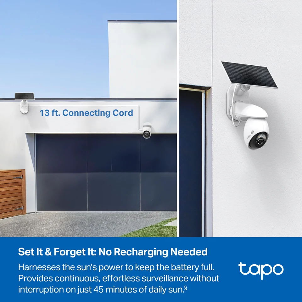TP Link Tapo Wireless Pan Tilt 4K Ultra High Definition Video
