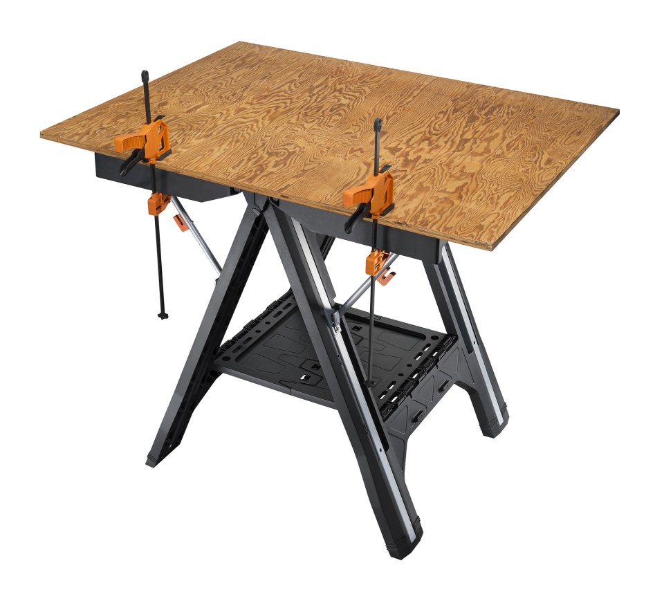 WORX Pegasus Multi-Function Work Table and Sawhorse with Clamps 