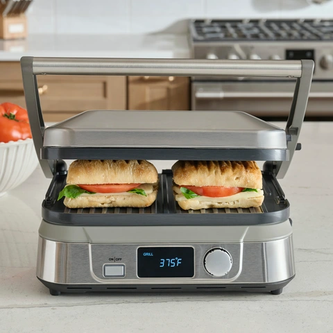 Cuisinart Griddler Five with Nonstick Surface in Stainless Steel