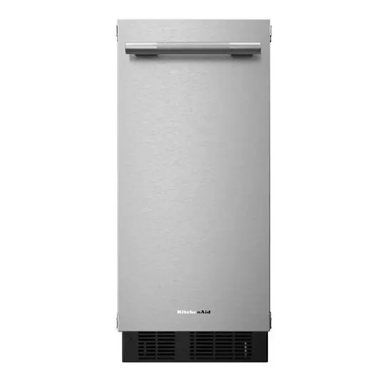 KitchenAid® 15” 25 lb. PrintShield™ Stainless Steel Ice Maker