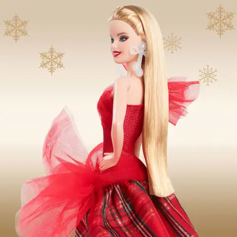 Barbie Signature con vestido rojo a cuadros Munecas Tv Toys R Us Espana