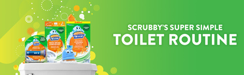 Scrubbing Bubbles Fresh Brush Starter Kit, Citrus, Toilet Cleaning System