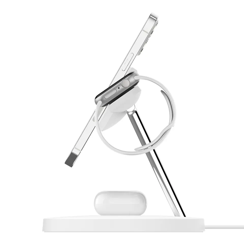 BOOST CHARGE PRO 3-in-1 Wireless ホワイト Amazon.com: Belkin BoostCharge PRO 3-in-1 Wireless Charger