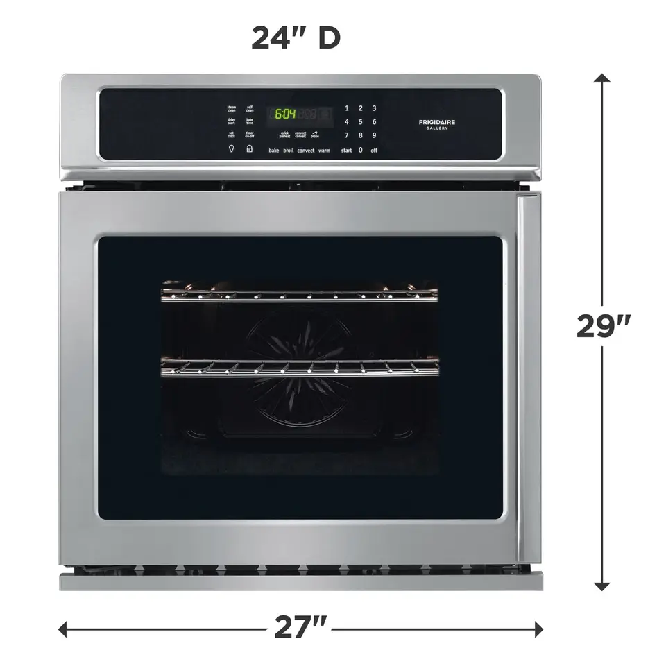 Frigidaire Gallery 27" Stainless Steel Single Electric Wall Oven - Thumbnail 3