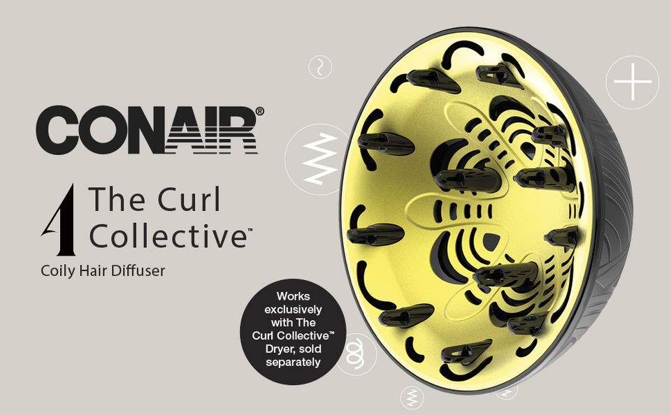 Conair The Curl Collective Coily Hair Diffuser