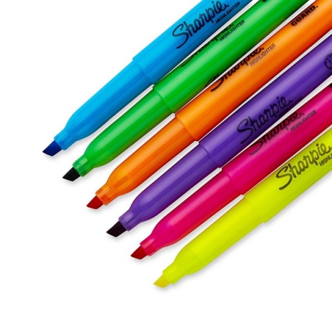 ZEYAR Highlighter, Chisel Tip Marker Pen, Assorted Colors, Water Based,  Quick Dry (12 Colors)