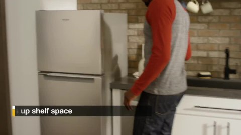 Whirlpool® 11.6 cu. ft. Top-Freezer Counter Depth Refrigerator at 