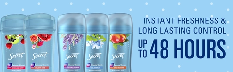 Instant freshness &amp; long-lasting control up to 48 hours