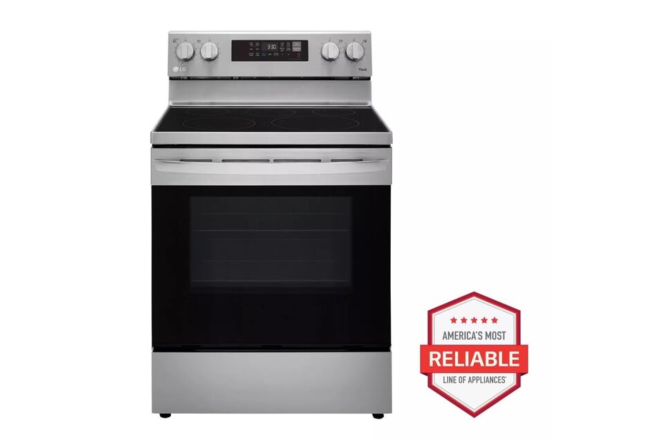 6.3 cu. ft. Electric Range with Built-In Air Fryer (LREL6323S)