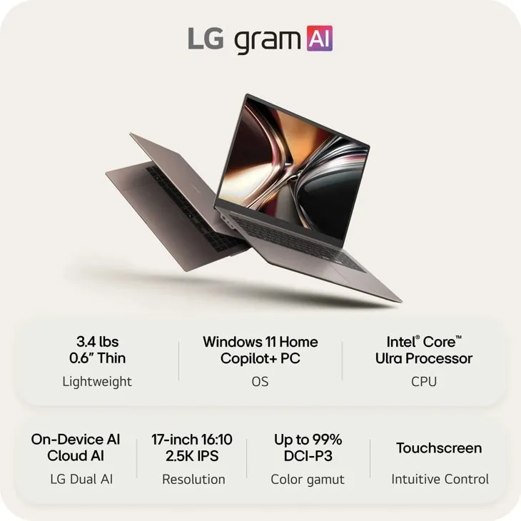 LG gram Max 17