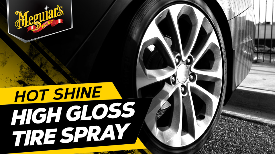 thumbnail video image 2 of Meguiar's Hot Shine Tire Spray, G12024, 24 oz, 2 of 9