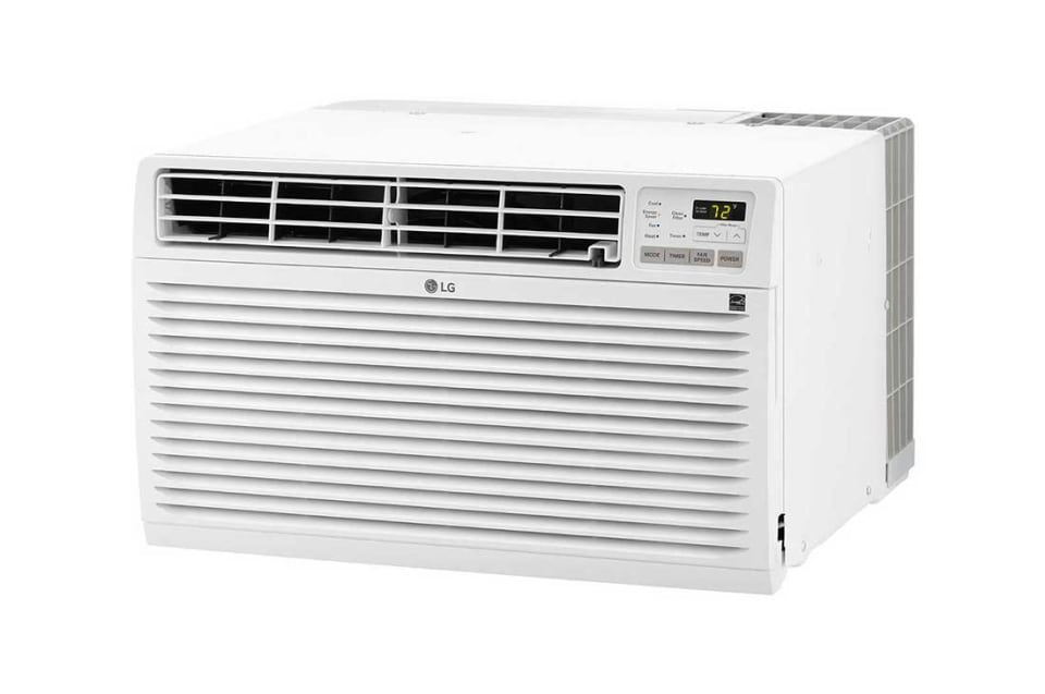 Lg 440 Sq Ft 230 Volt White Through The Wall Air Conditioner In The Wall Air Conditioners Department At Lowes Com