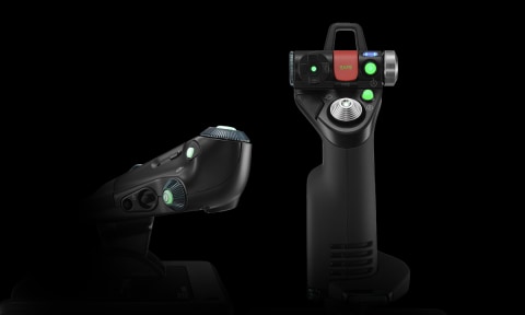 Logitech X52 Professional H.O.T.A.S. Black Throttle and Stick