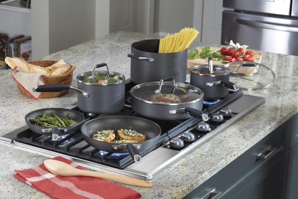 Select by Calphalon™ Hard-Anodized Nonstick 3-Quart Saute Pan with