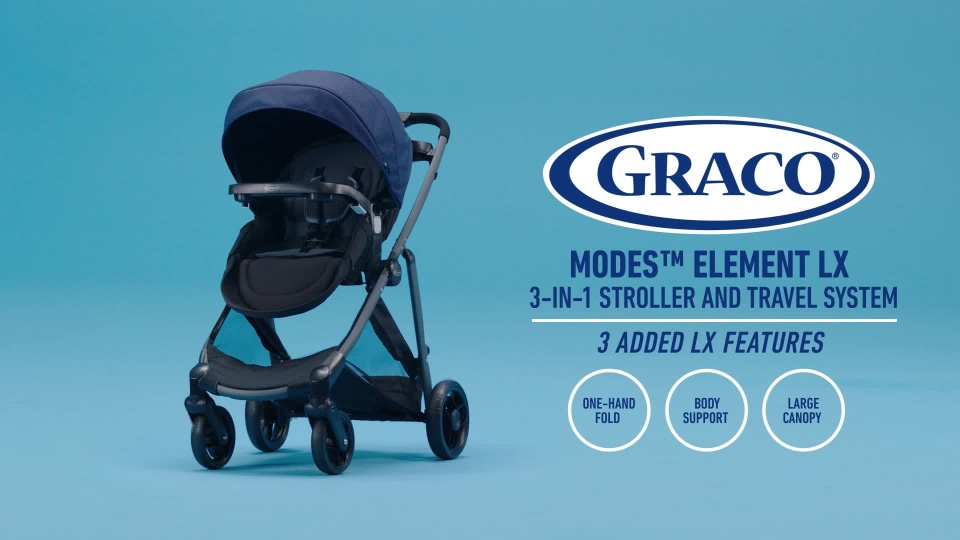 Graco Modes Element LX Travel System, Lanier, 26 lbs - image 3 of 8