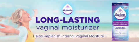 Replens Vaginal Moisturiser Single Pre Filled Applicators x10 (30 Days  Supply)