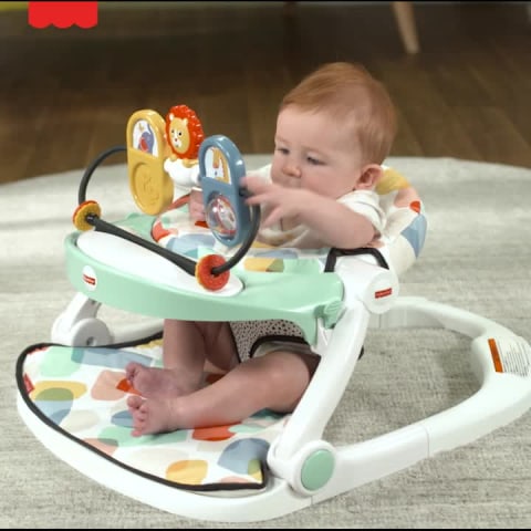 Fisher-Price Sit-Me-Up Floor Seat Portable Infant Chair with 2