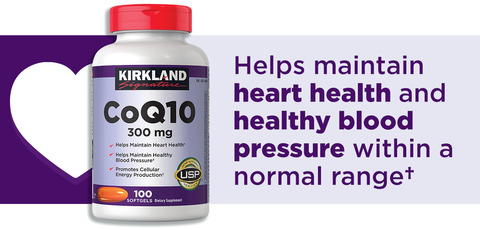 CoQ10 Helps maintain heart health and healthy blood pressure within a normal range