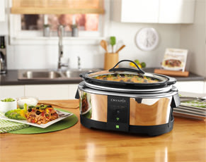 Crock-Pot Wifi-Controlled Smart Slow Cooker Enabled by WeMo, 6-Quart,  Stainless Steel (SCCPWM600-V1)