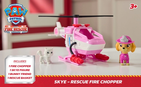 Paw Patrol Skye Chopper Helicopter Vehicle Fire Rescue The