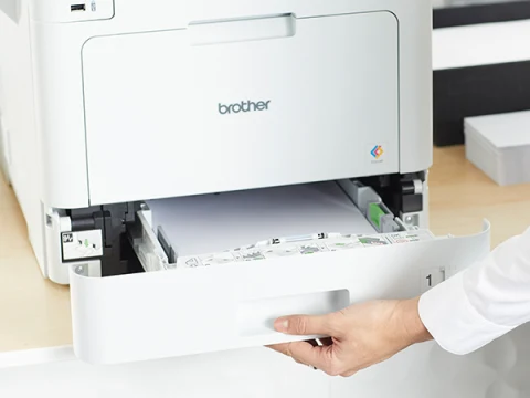 Funda Antipolvo ROTRi Para Impresora Brother HL-L8260CDW - Protector A Medida Gris, Fabricado En Alemania