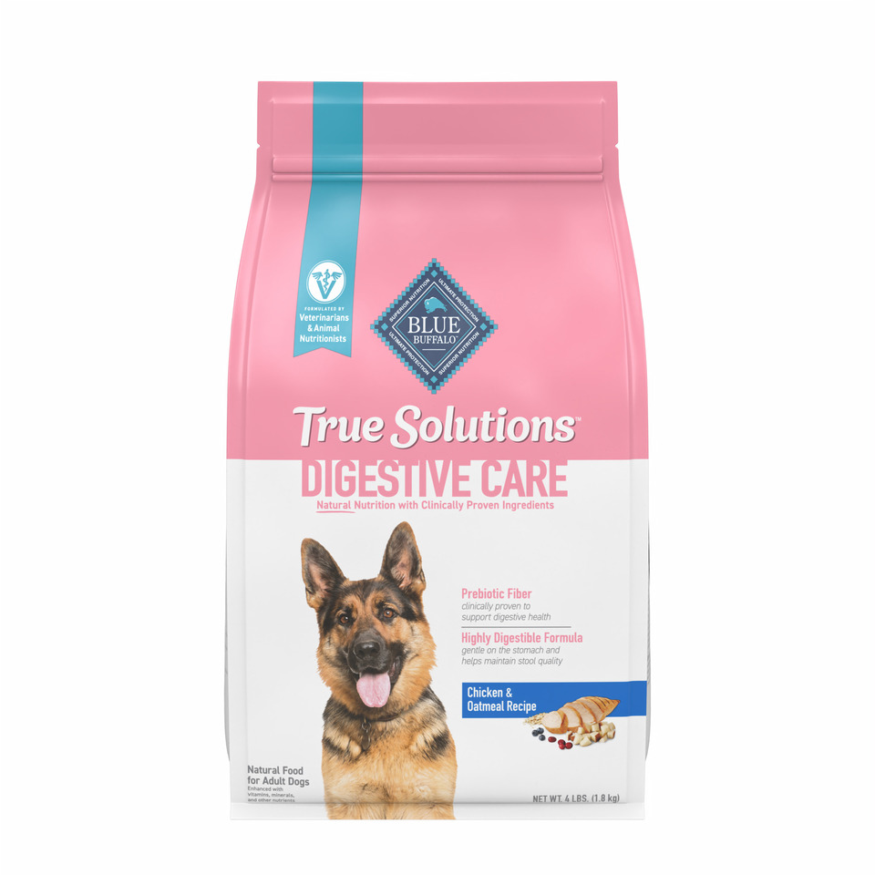 thumbnail video image 2 of Blue Buffalo True Solutions Digestive Care Natural Dry Dog Food, Chicken, 4-lb. Bag, 2 of 13