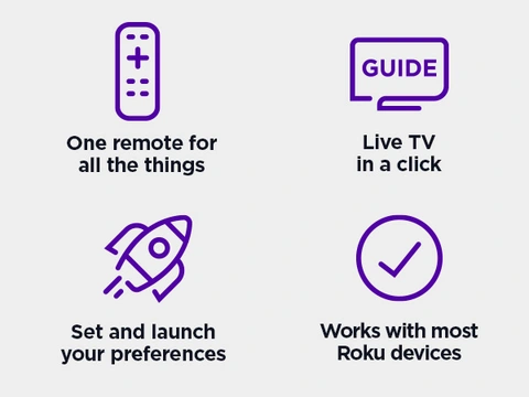 Various features of the Roku Voice Remote
