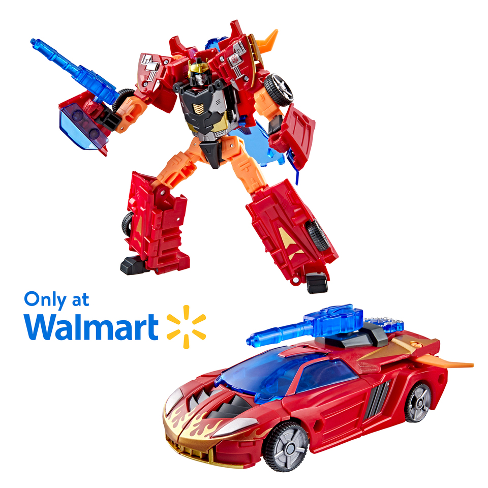 thumbnail video image 2 of Transformers Age of the Primes Deluxe Class Transformers: Cybertron Excellion 5.5” Action Figure, Only At Walmart, 2 of 6