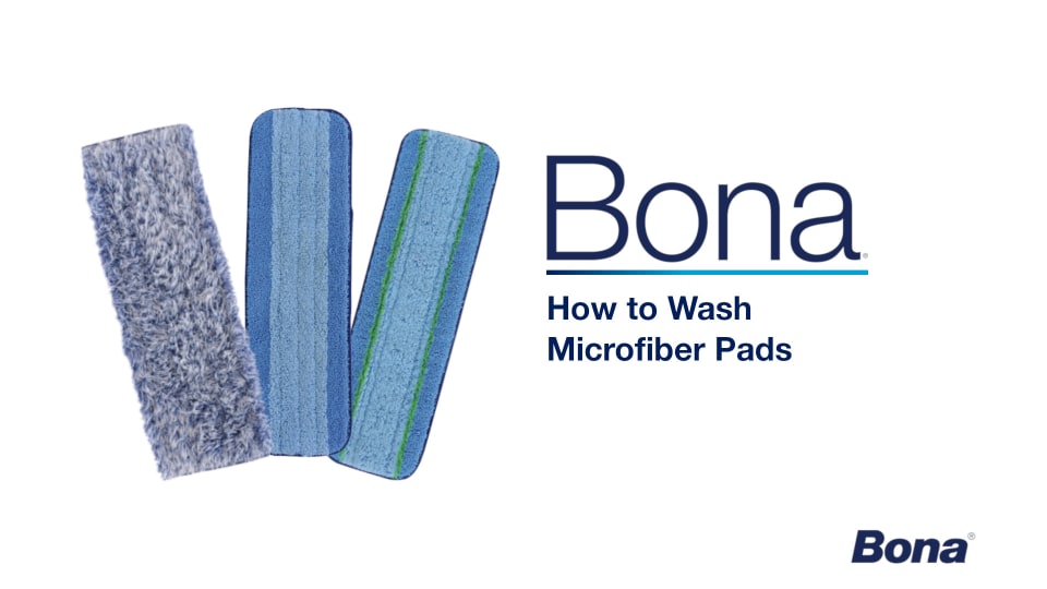 thumbnail video image 2 of Bona® Microfiber Cleaning Pad, 2 of 12