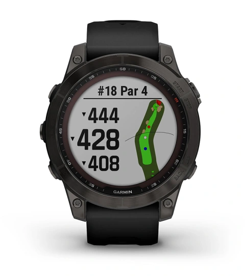 【アーミ】RAYMAX NEW-7 Garmin fenix 7 Sapphire Solar 47mm GPS Smartwatch, Black DLC