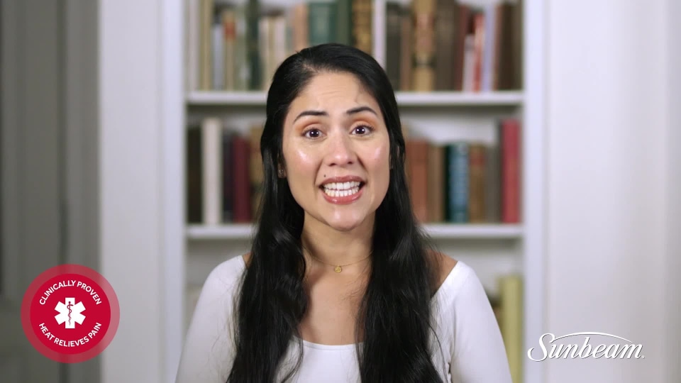 Sunbeam XpressHeat Wrapping Heat Pad with Fastening Straps, 6 Heat