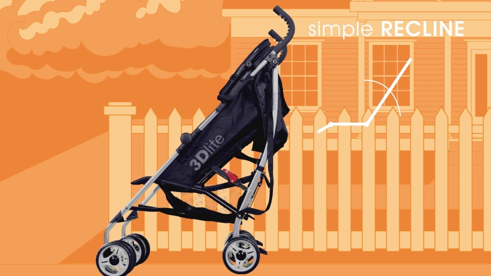 Summer Infant 3Dlite Double Convenience - Cochecito doble ligero para bebés  y niños pequeños con marco de aluminio, dos asientos grandes con