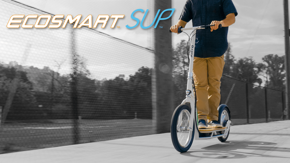 EcoSmart SUP Electric Scooter for Adult – White, 16" Tires, 350w Hub Motor, up to 15.5 mph - image 2 of 14